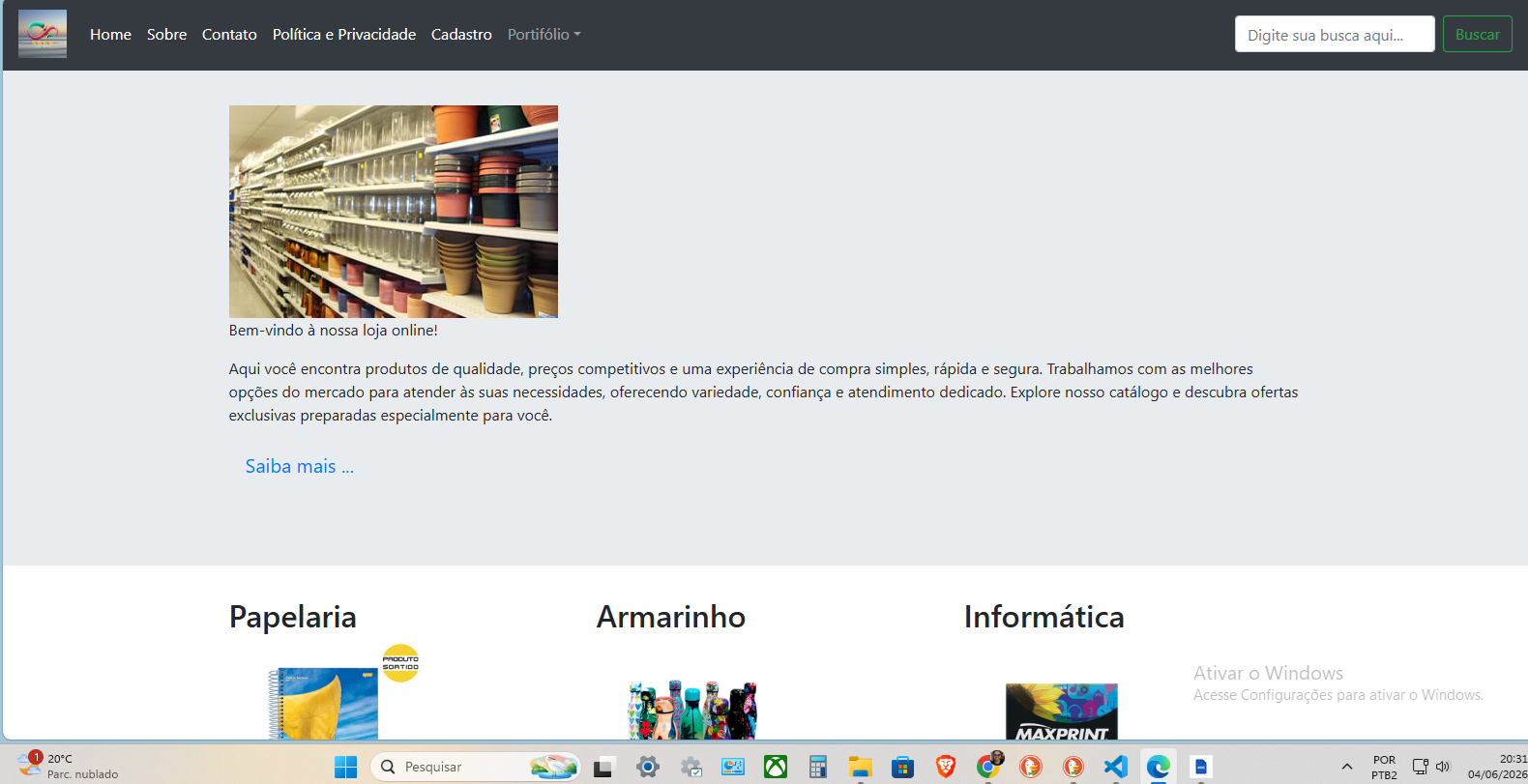 Screenshot do Projeto 6